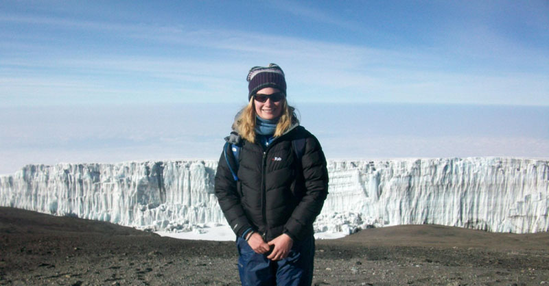 Lyndsey Browne glacier photo
