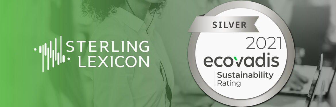 Sterling Lexicon EMEA/APAC Honored with EcoVadis Medal for Sustainability